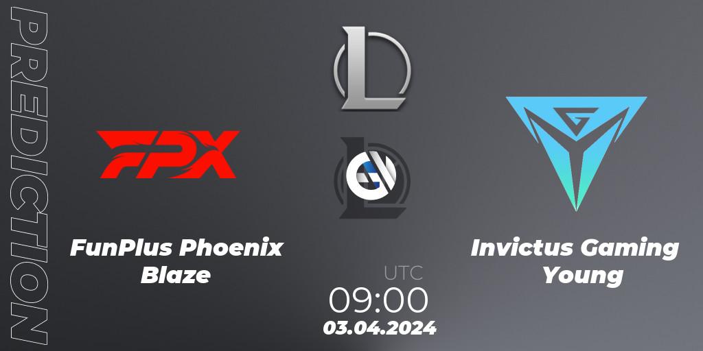 FunPlus Phoenix Blaze - Invictus Gaming Young: прогноз. 03.04.24, LoL, LDL 2024 - Stage 1