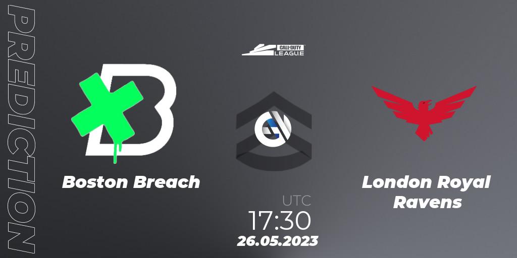 Boston Breach - London Royal Ravens: прогноз. 26.05.2023 at 17:30, Call of Duty, Call of Duty League 2023: Stage 5 Major
