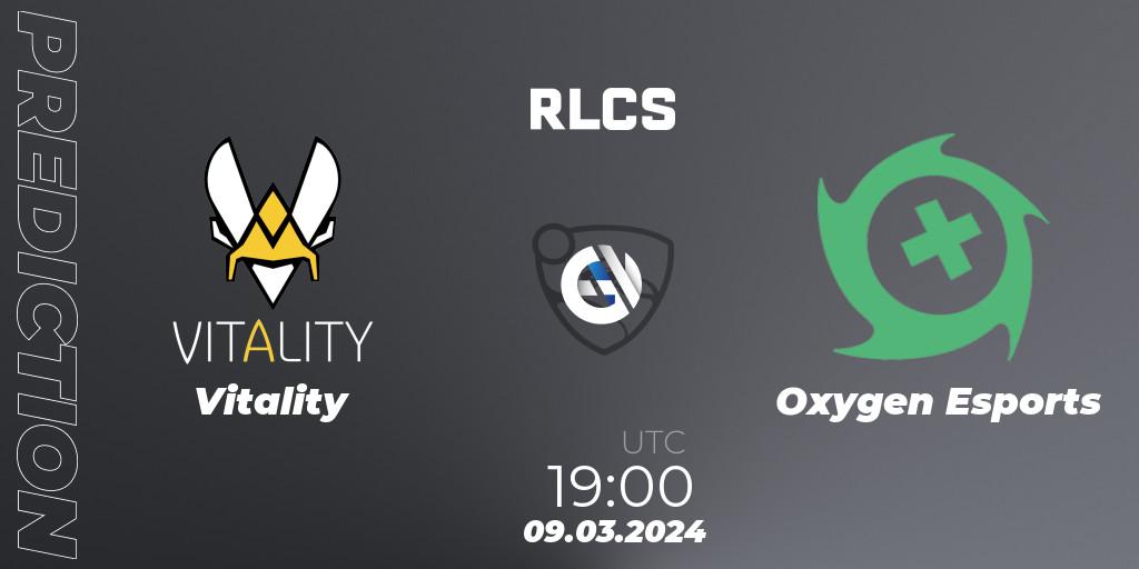 Vitality - Oxygen Esports: прогноз. 09.03.2024 at 18:50, Rocket League, RLCS 2024 - Major 1: Europe Open Qualifier 3