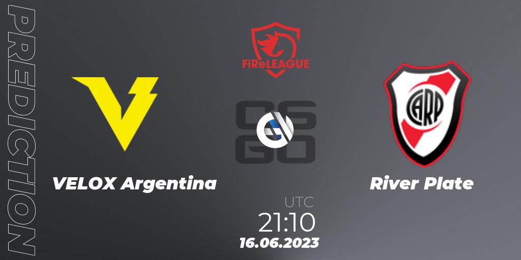 VELOX Argentina - River Plate: прогноз. 16.06.2023 at 21:10, Counter-Strike (CS2), FiReLEAGUE Argentina 2023: Closed Qualifier