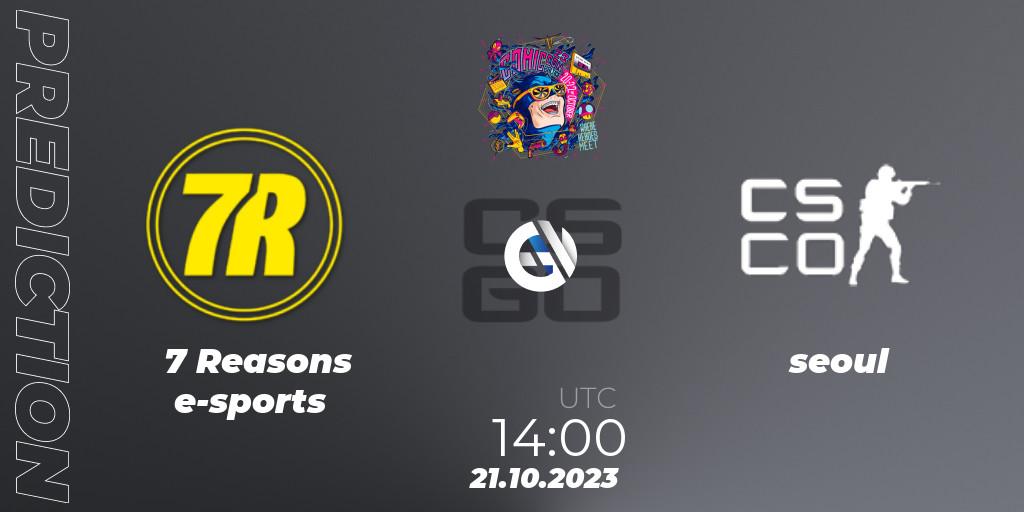 7 Reasons e-sports - seoul: прогноз. 21.10.23, CS2 (CS:GO), Comic Con Baltics 2023