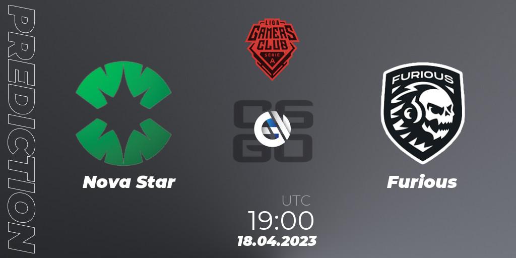 Nova Star - Furious: прогноз. 18.04.23, CS2 (CS:GO), Gamers Club Liga Série A: April 2023