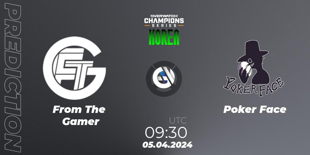 From The Gamer - Poker Face: прогноз. 05.04.2024 at 09:30, Overwatch, Overwatch Champions Series 2024 - Stage 1 Korea