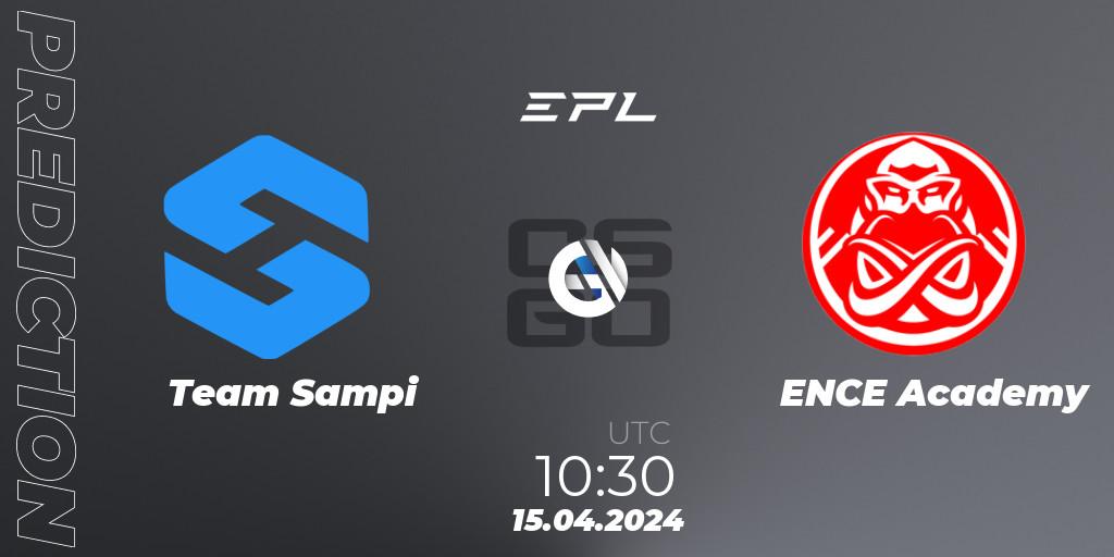 Team Sampi - ENCE Academy: прогноз. 15.04.24, CS2 (CS:GO), European Pro League Season 15