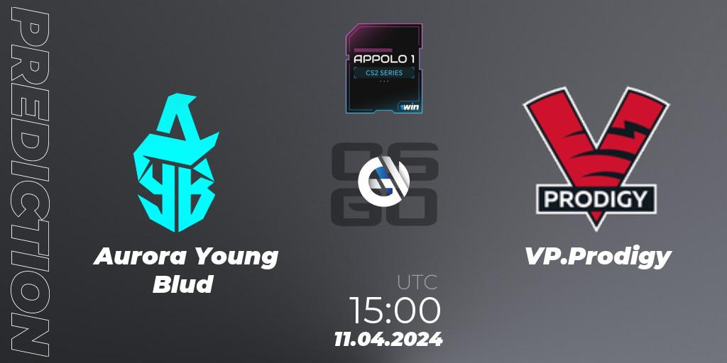 Aurora Young Blud - VP.Prodigy: прогноз. 11.04.2024 at 15:00, Counter-Strike (CS2), Appolo1 Series: Phase 1