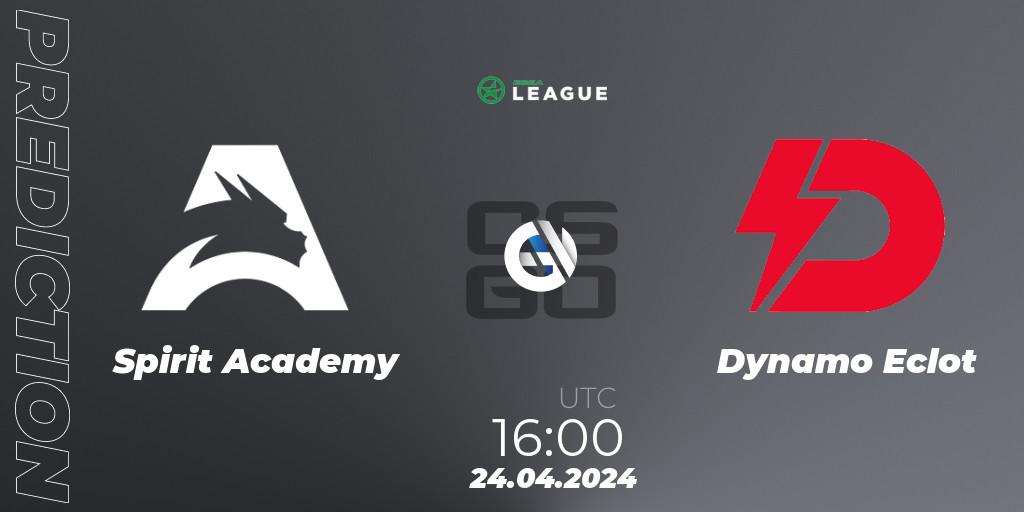 Spirit Academy - Dynamo Eclot: прогноз. 24.04.24, CS2 (CS:GO), ESEA Season 49: Advanced Division - Europe