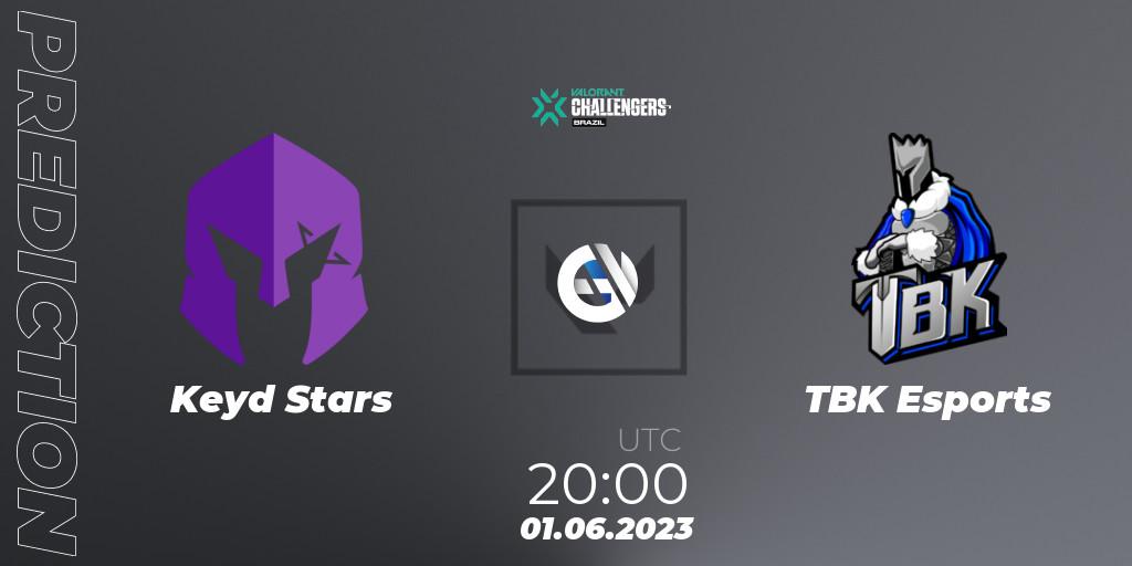 Keyd Stars - TBK Esports: прогноз. 01.06.23, VALORANT, VALORANT Challengers 2023: Brazil Split 2