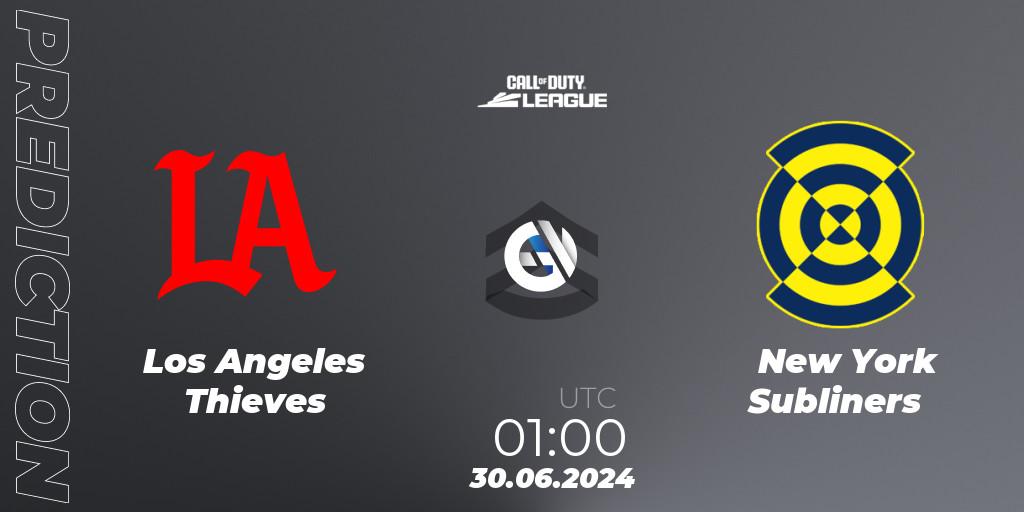 Los Angeles Thieves - New York Subliners: прогноз. 30.06.2024 at 01:00, Call of Duty, Call of Duty League 2024: Stage 4 Major