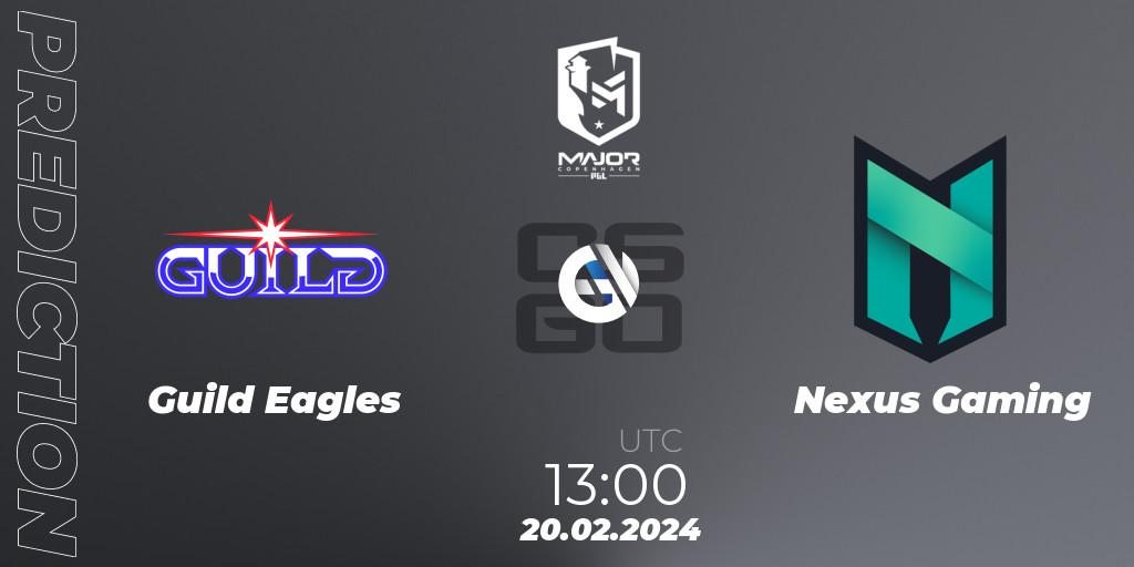 Guild Eagles - Nexus Gaming: прогноз. 20.02.24, CS2 (CS:GO), PGL CS2 Major Copenhagen 2024: European RMR B