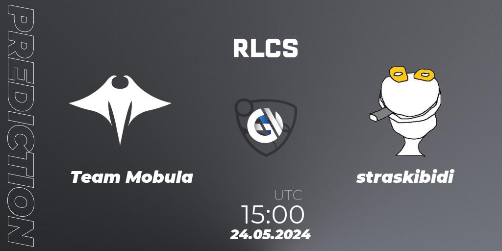 Team Mobula - straskibidi: прогноз. 24.05.2024 at 15:00, Rocket League, RLCS 2024 - Major 2: SSA Open Qualifier 6