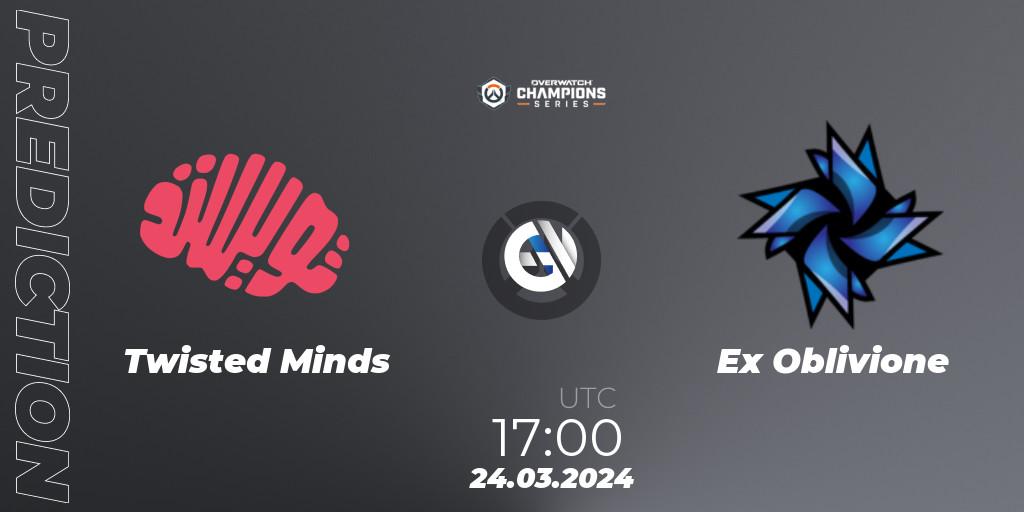 Twisted Minds - Ex Oblivione: прогноз. 24.03.24, Overwatch, Overwatch Champions Series 2024 - EMEA Stage 1 Main Event