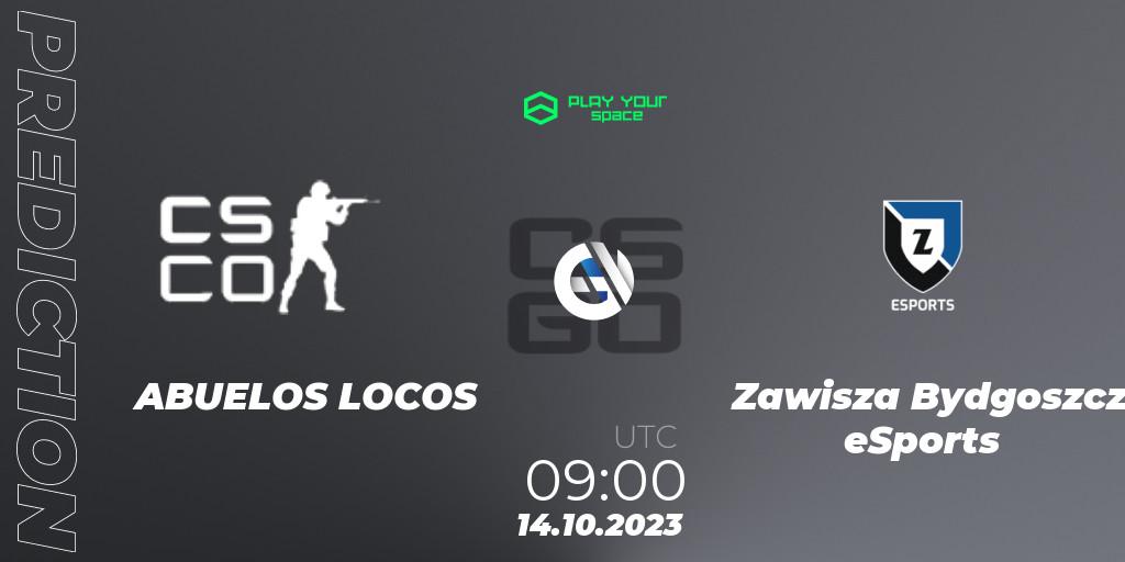 ABUELOS LOCOS - Zawisza Bydgoszcz eSports: прогноз. 14.10.2023 at 09:00, Counter-Strike (CS2), PYspace Cash Cup Finals