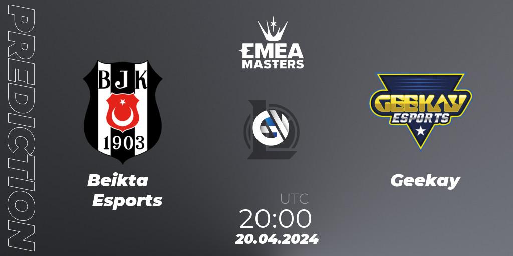 Beşiktaş Esports - Geekay: прогноз. 20.04.2024 at 20:00, LoL, EMEA Masters Spring 2024 - Group Stage