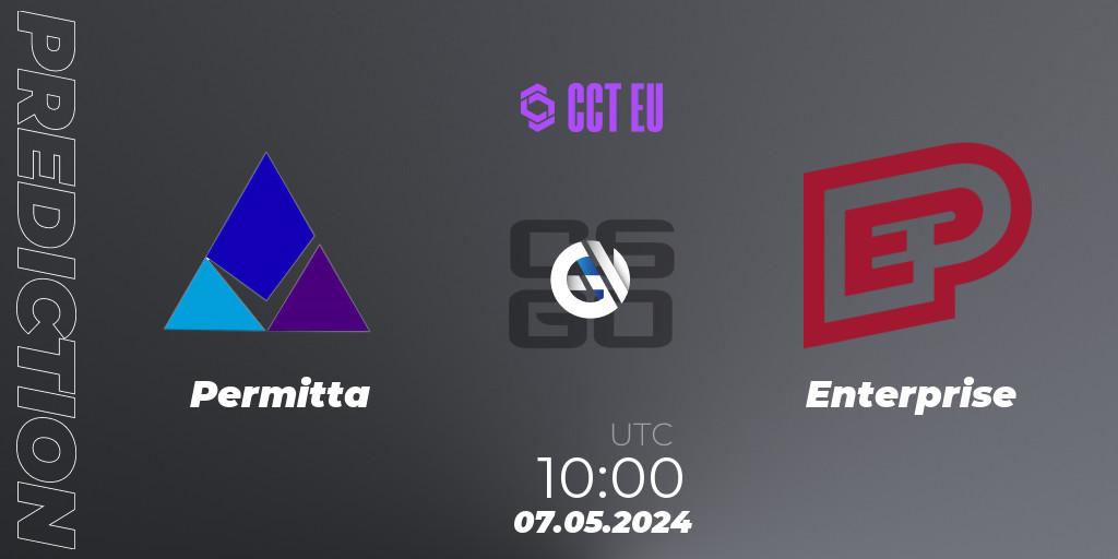 Permitta - Enterprise: прогноз. 07.05.2024 at 10:00, Counter-Strike (CS2), CCT Season 2 Europe Series 2 