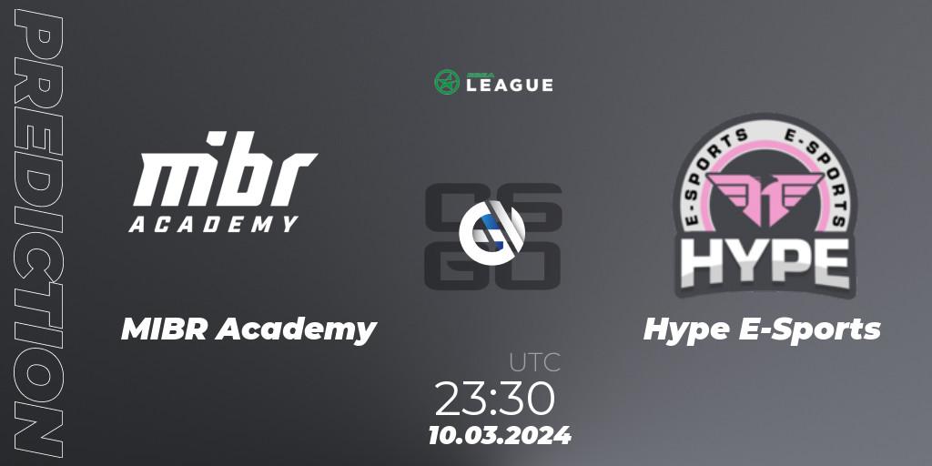 MIBR Academy - Hype E-Sports: прогноз. 11.03.24, CS2 (CS:GO), ESEA Season 48: Open Division - South America