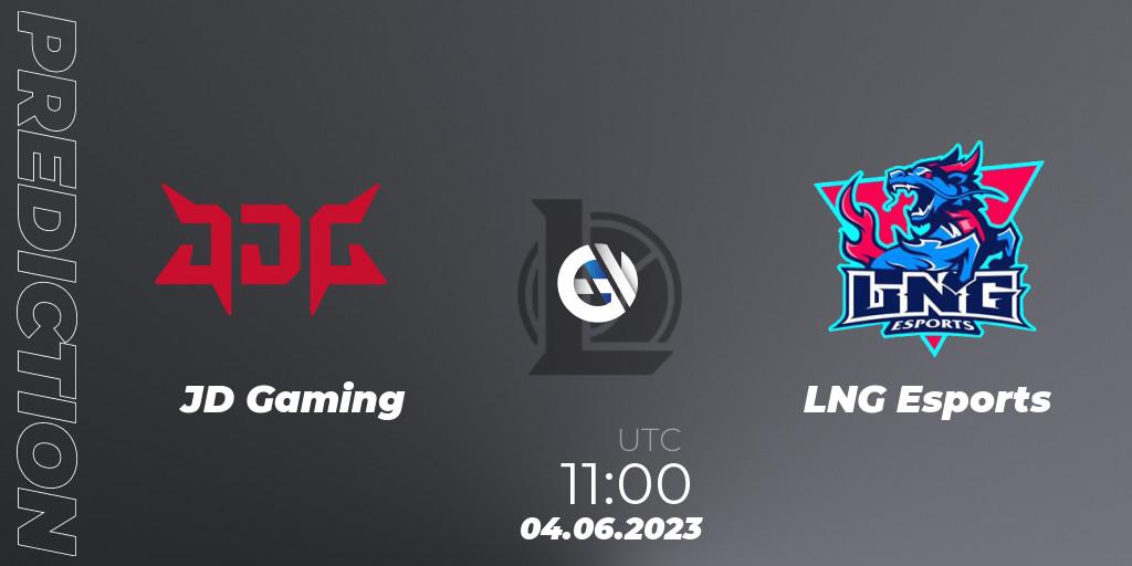 JD Gaming - LNG Esports: прогноз. 04.06.23, LoL, LPL Summer 2023 Regular Season