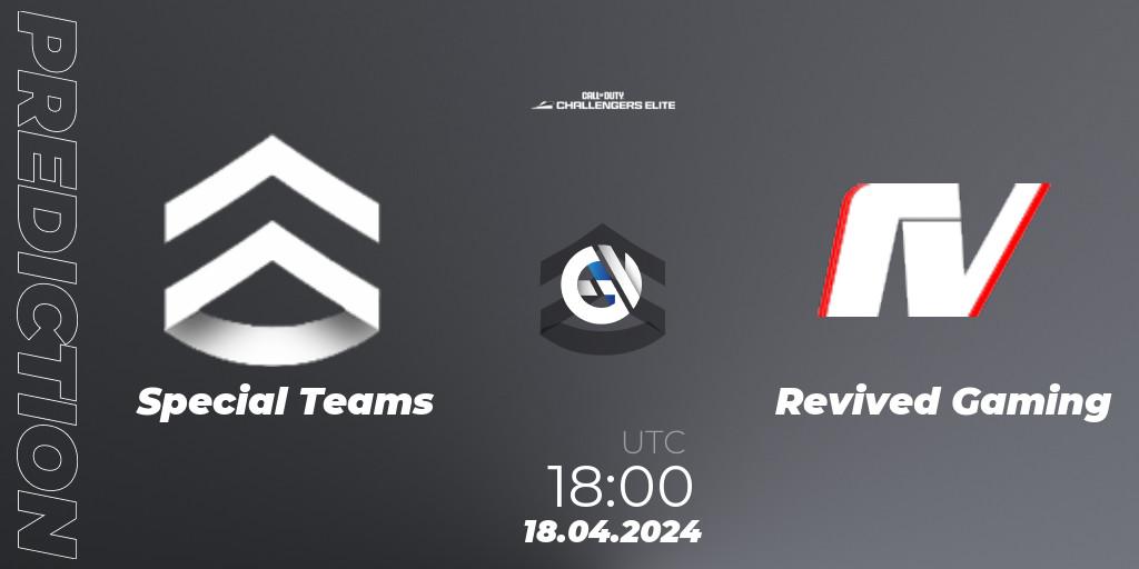 Special Teams - Revived Gaming: прогноз. 18.04.2024 at 18:00, Call of Duty, Call of Duty Challengers 2024 - Elite 2: EU