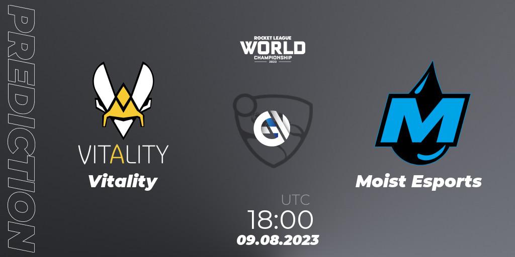 Vitality - Moist Esports: прогноз. 09.08.2023 at 18:25, Rocket League, Rocket League Championship Series 2022-23 - World Championship Group Stage