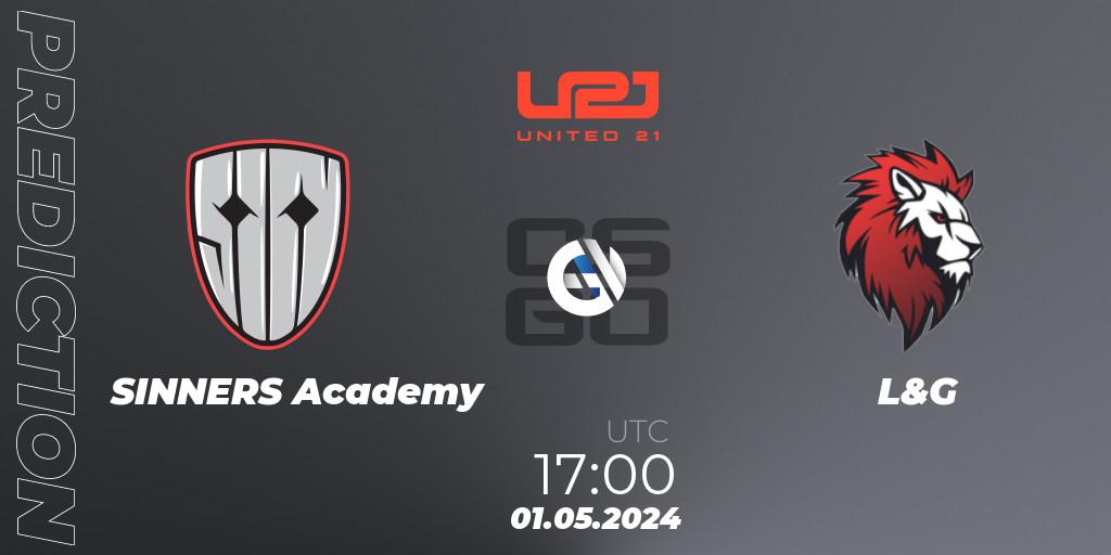 SINNERS Academy - L&G: прогноз. 01.05.2024 at 17:00, Counter-Strike (CS2), United21 Season 13: Division 2