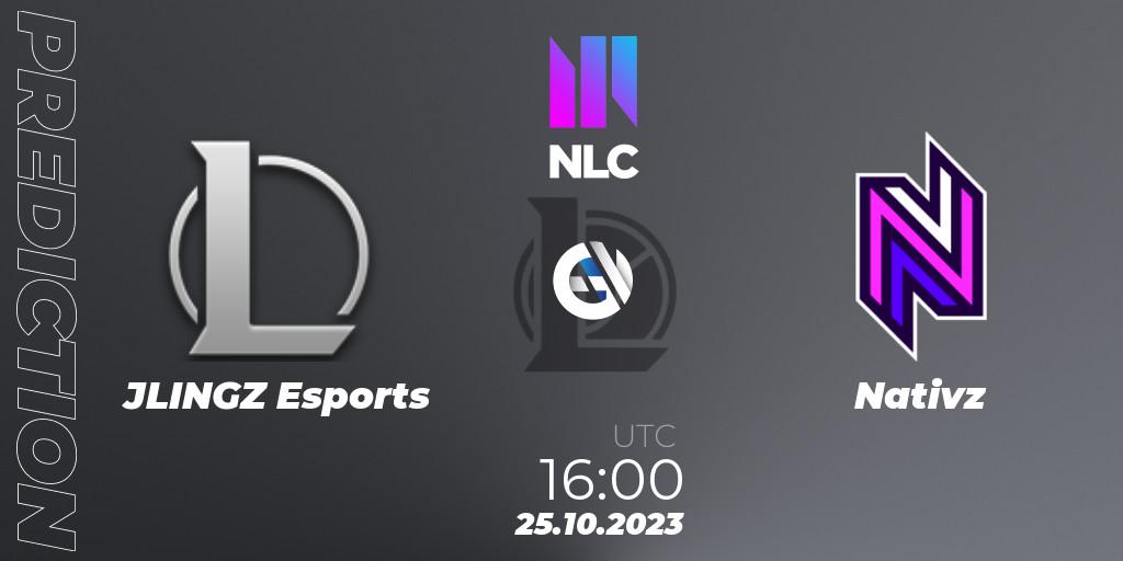 JLINGZ Esports - Nativz: прогноз. 25.10.2023 at 16:00, LoL, NLC Aurora Cup 2023