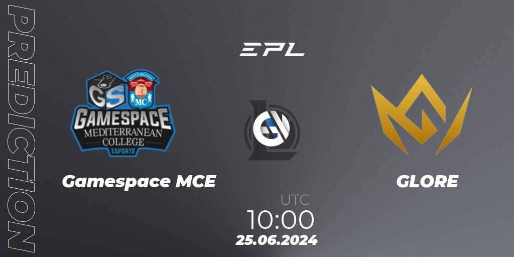 Gamespace MCE - GLORE: прогноз. 25.06.2024 at 10:00, LoL, European Pro League: Season 2