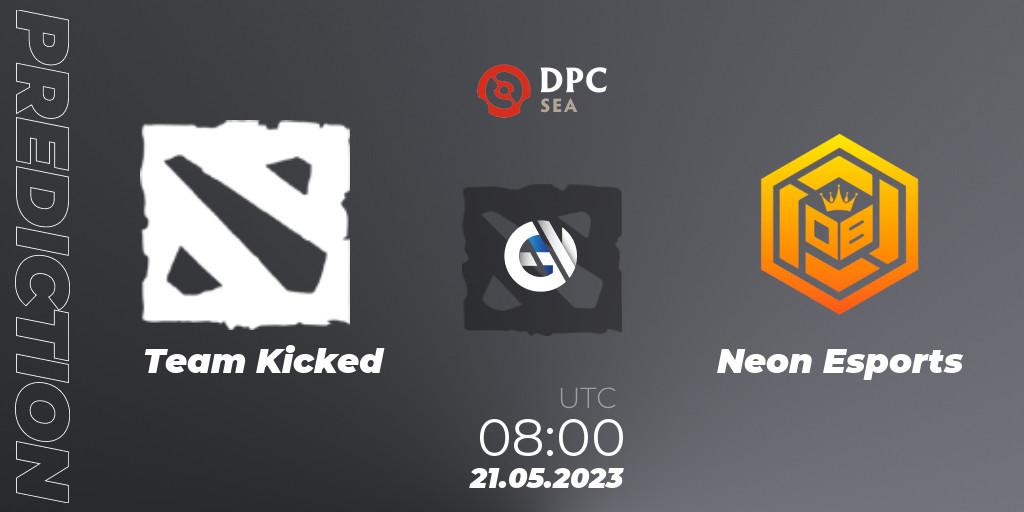 Team Kicked - Neon Esports: прогноз. 21.05.2023 at 07:50, Dota 2, DPC SEA 2023 Tour 3: Closed Qualifier