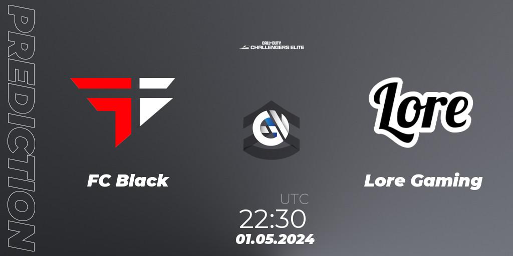 FC Black - Lore Gaming: прогноз. 01.05.2024 at 22:30, Call of Duty, Call of Duty Challengers 2024 - Elite 2: NA