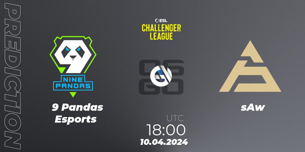 9 Pandas Esports - sAw: прогноз. 10.04.24, CS2 (CS:GO), ESL Challenger League Season 47: Europe