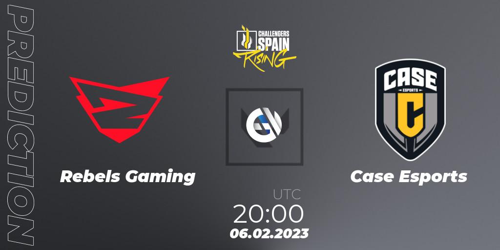 Rebels Gaming - Case Esports: прогноз. 06.02.23, VALORANT, VALORANT Challengers 2023 Spain: Rising Split 1