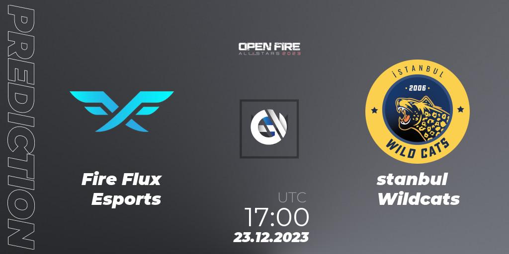 Fire Flux Esports - İstanbul Wildcats: прогноз. 23.12.2023 at 17:45, VALORANT, Open Fire All Stars 2023
