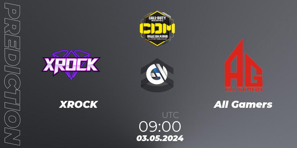 XROCK - All Gamers: прогноз. 03.05.2024 at 09:00, Call of Duty, China Masters 2024 S7: Championship