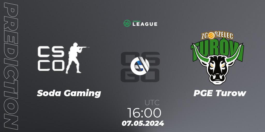 Soda Gaming - PGE Turow: прогноз. 07.05.2024 at 16:00, Counter-Strike (CS2), ESEA Season 49: Advanced Division - Europe