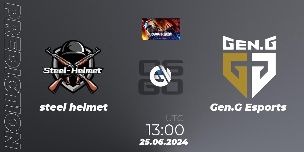 steel helmet - Gen.G Esports: прогноз. 25.06.2024 at 13:00, Counter-Strike (CS2), QU Pro League