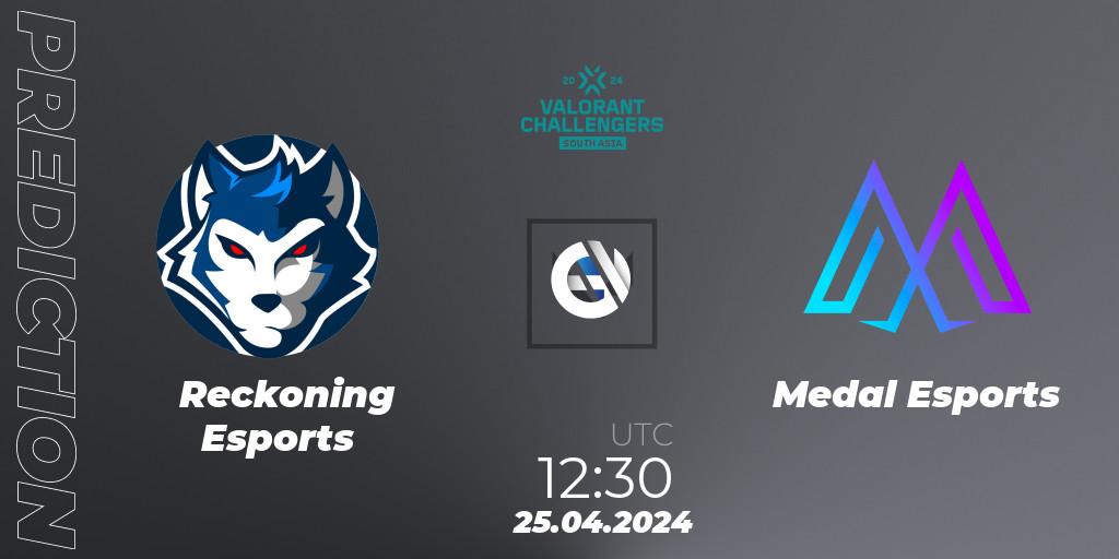 Reckoning Esports - Medal Esports: прогноз. 25.04.2024 at 12:30, VALORANT, VALORANT Challengers 2024 South Asia: Split 1 - Cup 2