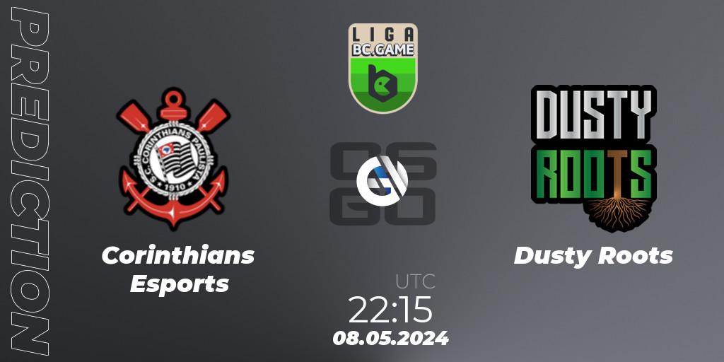 Corinthians Esports - Dusty Roots: прогноз. 08.05.2024 at 22:15, Counter-Strike (CS2), Dust2 Brasil Liga Season 3