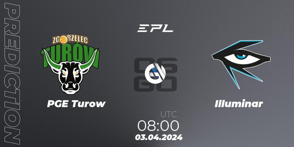 PGE Turow - Illuminar: прогноз. 03.04.2024 at 13:00, Counter-Strike (CS2), European Pro League Season 16: Division 2