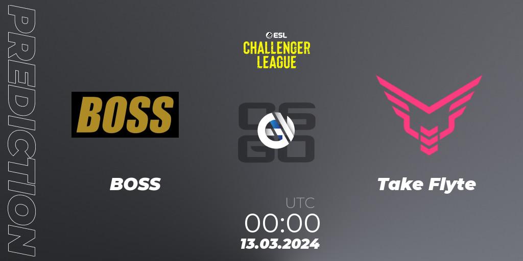 BOSS - Take Flyte: прогноз. 23.05.2024 at 01:00, Counter-Strike (CS2), ESL Challenger League Season 47: North America
