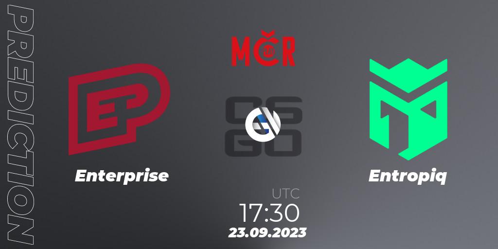Enterprise - Entropiq: прогноз. 23.09.2023 at 17:30, Counter-Strike (CS2), Tipsport Cup Prague Fall 2023: Closed Qualifier