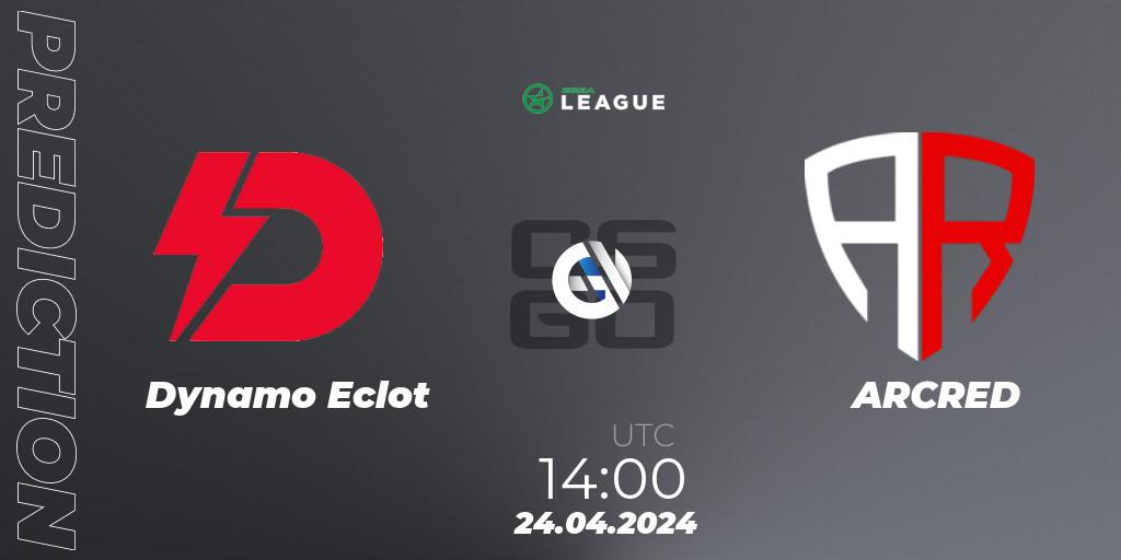 Dynamo Eclot - ARCRED: прогноз. 24.04.24, CS2 (CS:GO), ESEA Season 49: Advanced Division - Europe