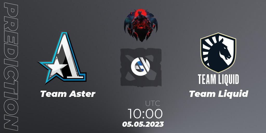 Team Aster - Team Liquid: прогноз. 05.05.2023 at 10:00, Dota 2, The Berlin Major 2023 ESL