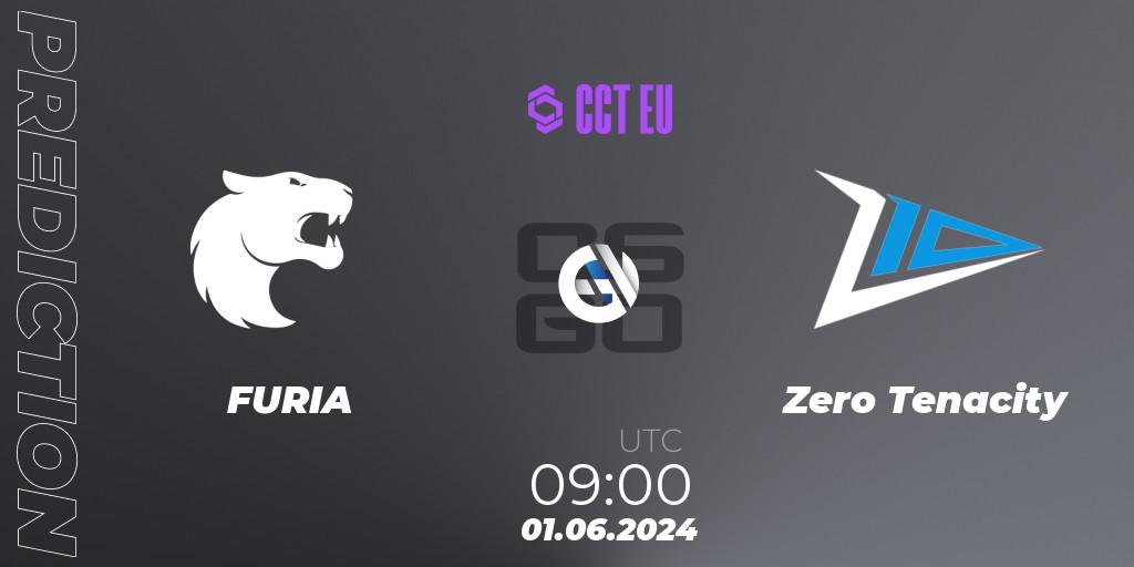 FURIA - Zero Tenacity: прогноз. 01.06.2024 at 09:00, Counter-Strike (CS2), CCT Season 2 Europe Series 4