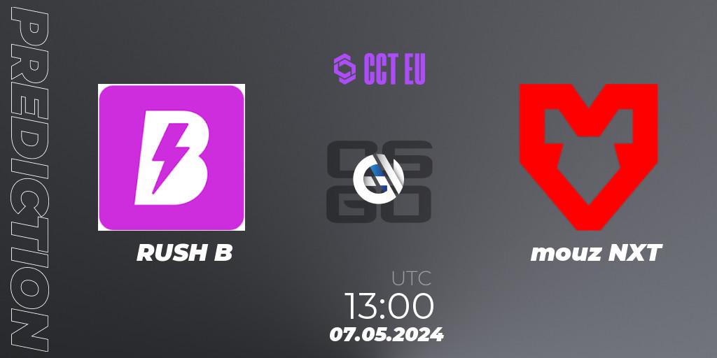 RUSH B - mouz NXT: прогноз. 07.05.2024 at 13:00, Counter-Strike (CS2), CCT Season 2 Europe Series 2 