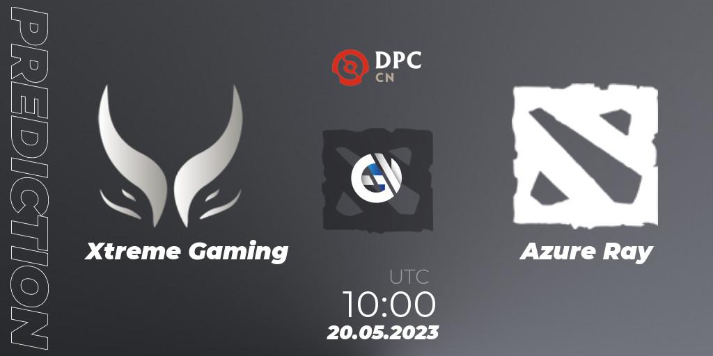 Xtreme Gaming - Azure Ray: прогноз. 20.05.2023 at 11:35, Dota 2, DPC 2023 Tour 3: CN Division I (Upper)