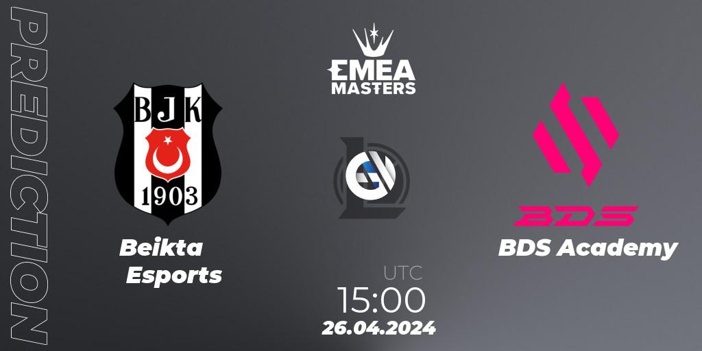 Beşiktaş Esports - BDS Academy: прогноз. 26.04.24, LoL, EMEA Masters Spring 2024 - Playoffs