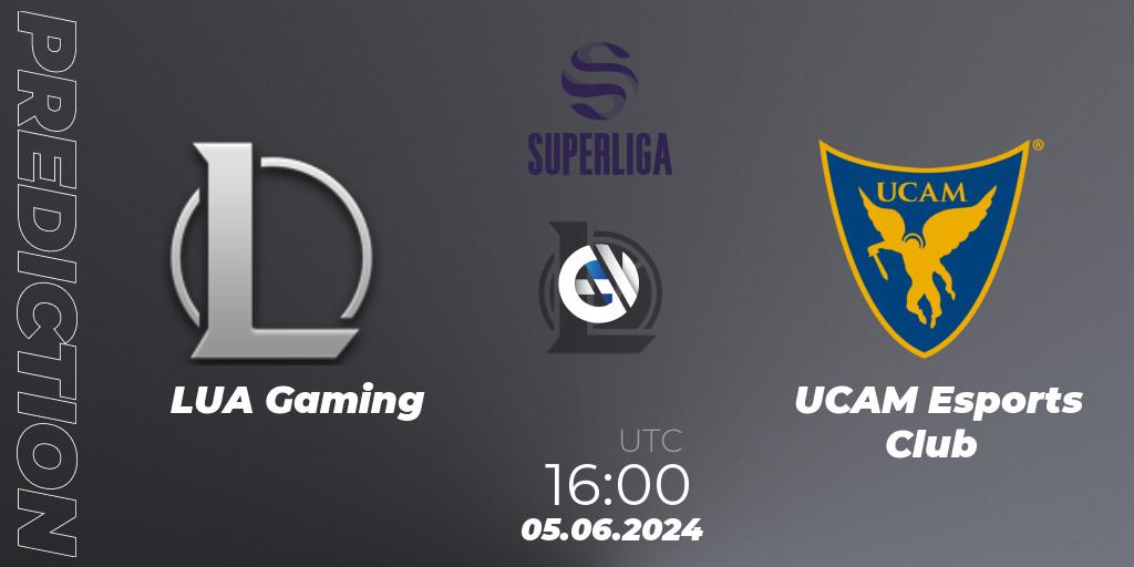 LUA Gaming - UCAM Esports Club: прогноз. 05.06.2024 at 16:00, LoL, LVP Superliga Summer 2024