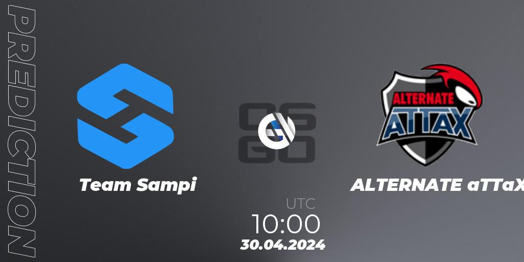 Team Sampi - ALTERNATE aTTaX: прогноз. 30.04.2024 at 10:00, Counter-Strike (CS2), HellCup #9