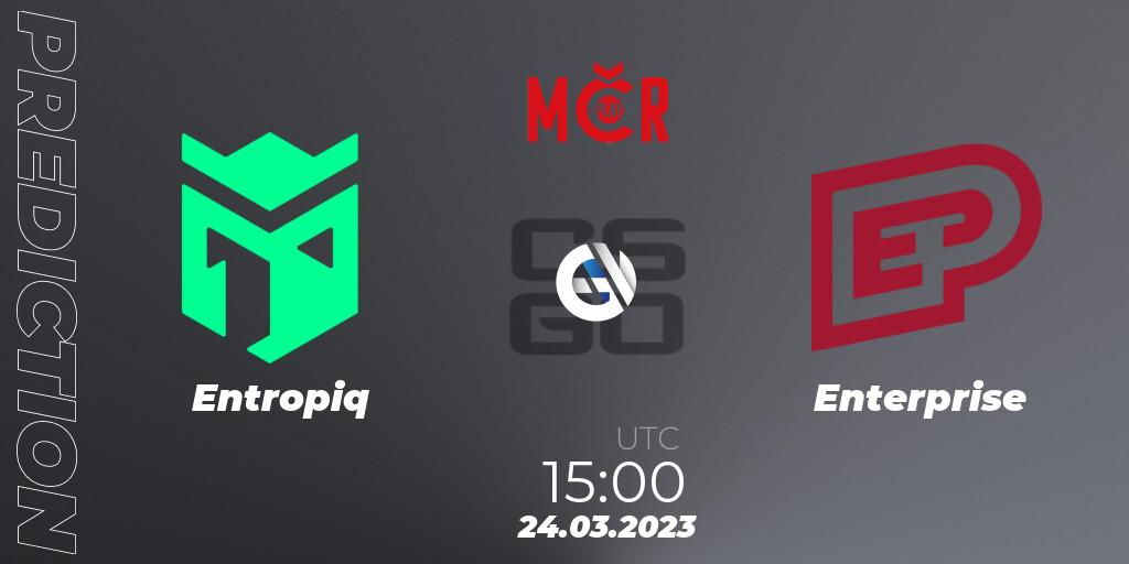 Entropiq - Enterprise: прогноз. 24.03.2023 at 15:00, Counter-Strike (CS2), Tipsport Cup Prague Spring 2023: Online Stage