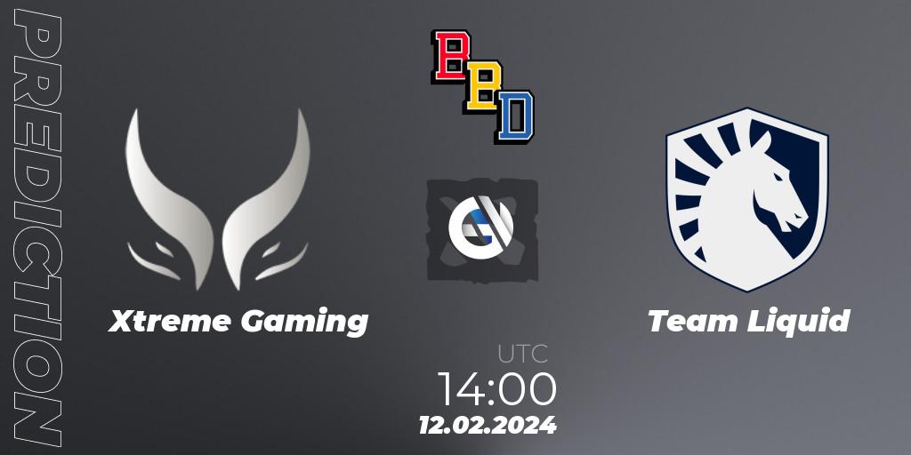 Xtreme Gaming - Team Liquid: прогноз. 12.02.24, Dota 2, BetBoom Dacha Dubai 2024