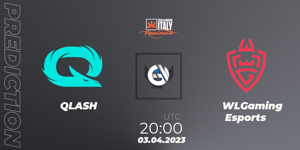 QLASH - WLGaming Esports: прогноз. 03.04.2023 at 20:10, VALORANT, VALORANT Challengers 2023 Italy: Rinascimento Split 2