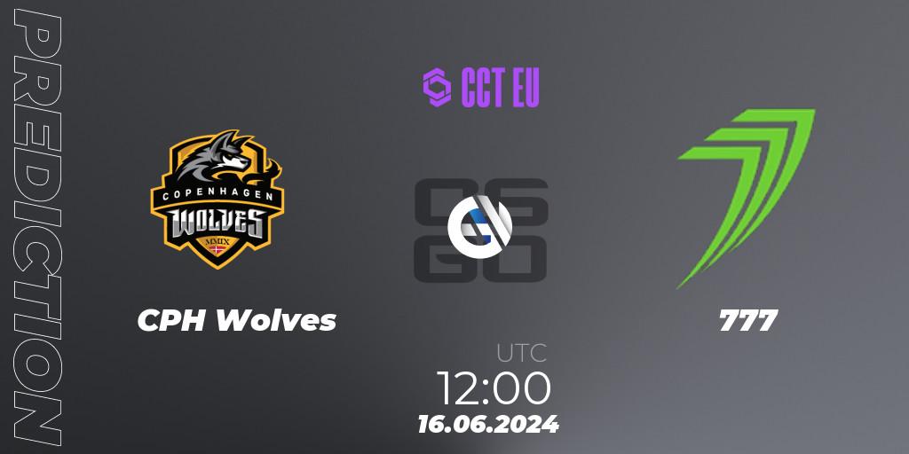 CPH Wolves - 777: прогноз. 16.06.2024 at 12:00, Counter-Strike (CS2), CCT Season 2 European Series #6 Play-In